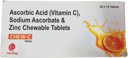 Chew-C VITAMIN C AND ZINC CHEWABLE TABLET