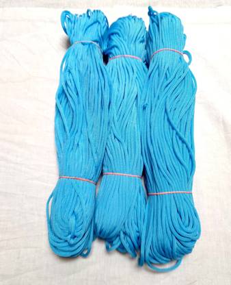 CHL ONE COLOUR MACRAME CORDS SET OF 150 M SKY BLUE