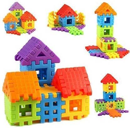 GENIUS GEMS BUILD YOUR WON HOME JUMBO FOR KIDS (30 PIECES SET)