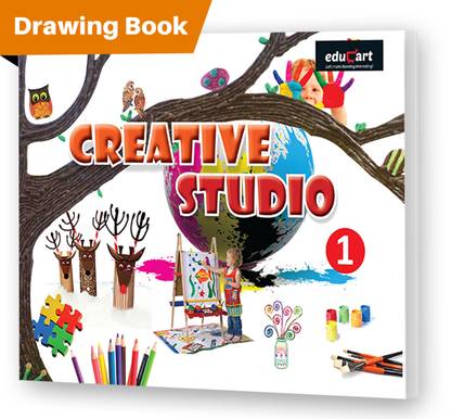 Creative Studio Drawing Book For Class 1