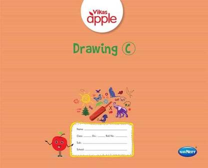Apple Drawing-C Sr. K. G. | English | Drawing & Art Book |