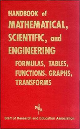 Handbook of Mathematical Formula and Scientific Data For Engineers