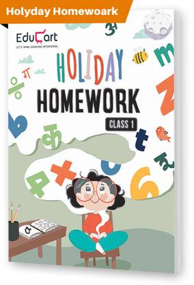 Holiday Homework Workbook For Class 1