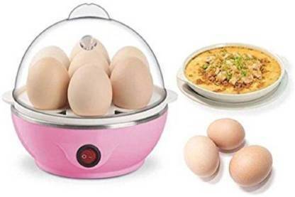 SHREE SHUH LAXMI Multicolor Electric Egg Boiler 7 Egg Boiler, 7 Egg Maker Softly Steamer Boiler (Trensparent and Muiticolor) Egg Cooker