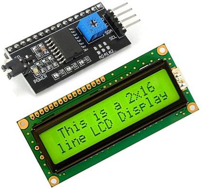 DS Robotics LCD 16x2 Alphanumeric Display + IIC/I2C Serial Interface Adapter Module For Arduino Electronic Components Electronic Hobby Kit