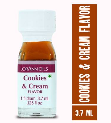 LorAnn Super Strength Flavors (Cookies & Cream), 3.7ml Cookies & Cream Liquid Food Essence