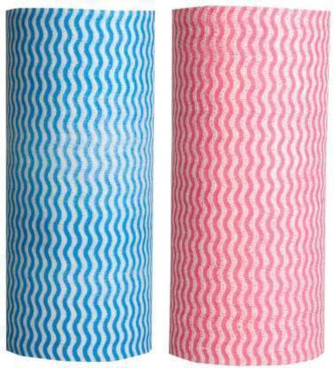 Mist Non- woven Disposable Reusable Towels like Kitchen Cleaning Towel - Multi-Uses Dish Cloths Washable Towel Roll - Set of 2 pcs