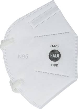 Halo Face Mask N-95 Masks without Breathing Valve 5 layer Filtration