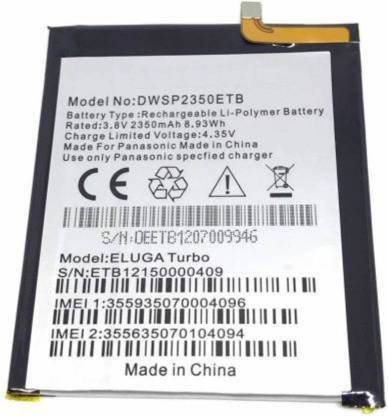 ClickAway Mobile Battery For  Panasonic For Panasonic Eluga Turbo - 2350 mAh