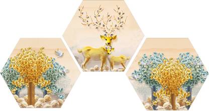 RANGOLI Digital Reprint 9 inch x 9 inch Painting