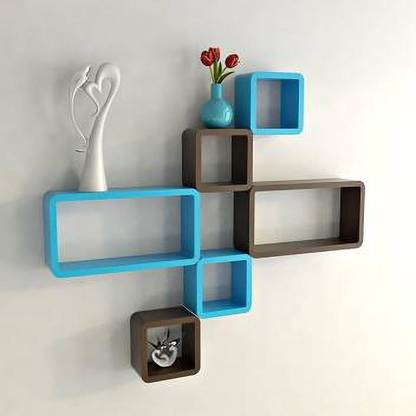 unity decor Unity decor Our Ultra Modern Wall Cubes & Rectangle shelves set offer a really attractive and contemporary way to display your ornaments or store your books or DVDs. Easy to position on the wall, you can mount them separately or grouped together. They will turn a dull wall into a feature and are suitable for any room in the home. With one of the most simple and effective way to decorate your room!Ideas for you to create another life! You can also make a simple moment of vitality double room or office. MDF (Medium Density Fiber) Wall Shelf