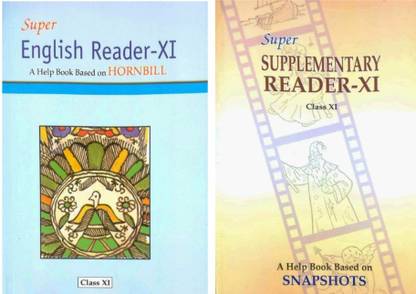 सुपर (Ncert सिलेबस) इंग्लिश टेक्स्टबुक क्लास 11 हॉर्नबिल एंड स्नैपशॉट (फूली ट्रांसलेटेड इन हिंदी एंड विथ क्वेश्चन एंड आंसर्स) ओरिजिनल बुक्स