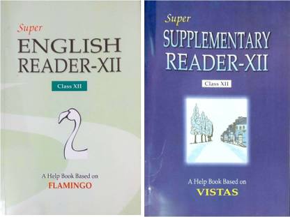Super NCERT Flamingo And Vistas Fully Solved With Questions And Answers And Word Meanings Helpbook In English (Core Course) For Class - 12 ( Set Of 2 Books)