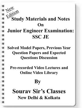 Junior Engineer Examination SSC JE [ PACK OF 4 BOOKS ] Study Material +MODEL SOLVED PAPERS+SUGGESTION PAPERS+PREVIOUS YEAR SOLVES+VIDEO PRERECORDED LECTURES BACKUP ONLINE