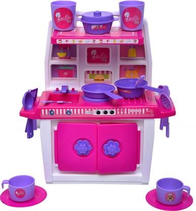 ToyDor Barbie Doll kitchen set for girls kids Toys For Kids Non Toxic BPA Free Material used( MEDIUM SIZE) Height 30 cm Width 20 cm
