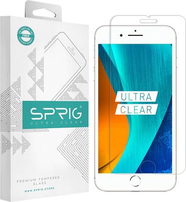 Sprig Tempered Glass Guard for Apple iPhone 8 Plus, Apple iPhone 8 Plus, Apple iPhone 7 Plus, 7 Plus