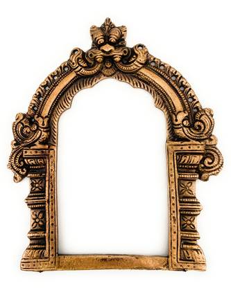 Bhunes Brass Prabhavali | Prabhavali Frame | Prabhawal | Brass Arch For Home | Prabhavali Brass Frame |Brass Arch | Prabhaval Decorative Showpiece  -  15 cm