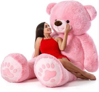 MentalLook 3 Feet Very Cute Long Soft Hugable American Style Teddy Bear Best - 90.6 cm - 36 inch (Pink)  - 36 inch