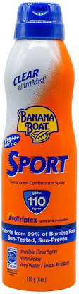 Banana Boat Sunscreen - SPF 50 PA+++ SPF 110 PA+++ Sport, Sunscreen Continuous Spray - 170g,