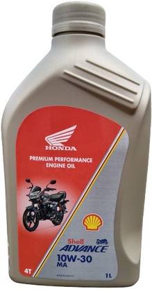 Shell ADVANCE ENGINE OIL 10W-30 MA ADVANCE ENGINE OIL 10W30 MA 1LT Synthetic Blend Engine Oil