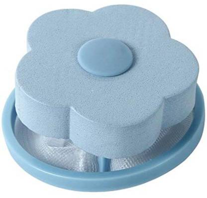 prisma collection Flower Shape Home Washing Machine Floating Net Bag Hair Removal Ball Debris Thread Cleaning Filter Net Lint Mesh Bag (2pcs) Washing Machine Net