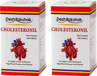 Desh Rakshak Aushdhalaya Cholesteronil (100 Tablets) Pack of 2.…