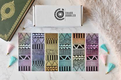 Chaos Doodles Paper Pause- Chrome Paperback Bookmark Bookmark