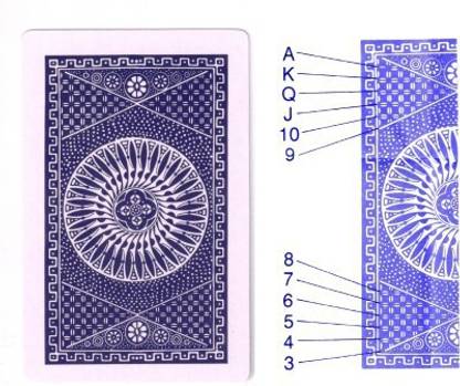 R.s.Magic Tricks SPY Marked Magic Playing Cards Best for Flash (Dr.D Cheating Playing Cards),Blue