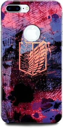 INDICRAFT Back Cover for Apple iPhone 7 Plus ANIME, AOT, ART, TEXTURE, ABSTRACT, COLORFUL, WALL