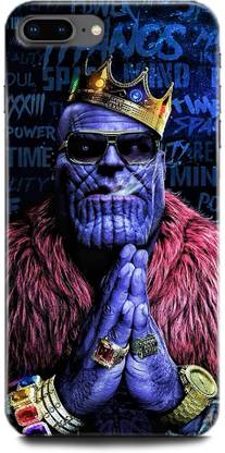 INDICRAFT Back Cover for Apple iPhone 8 Plus THANOS, FUNNY, MARVEL, COMIC, AVANGERS END GAME