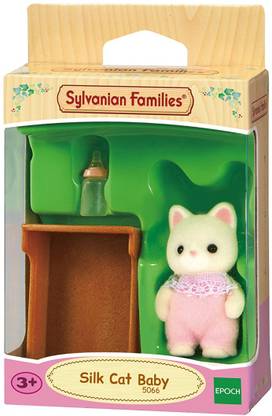 Sylvanian Families Silk Cat Baby