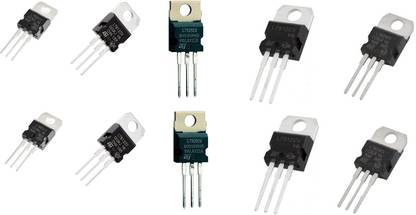 RISARYA 7805,7812,7824,7905,7912 2PCS EACH(10 PCS) VOLTAGE REGULATOR KIT,TO-220,1A Electronic Components Electronic Hobby Kit