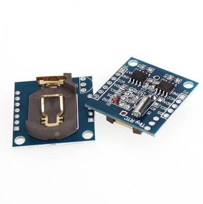 RISARYA TINY RTC I2C MODULE,CLOCK CHIP DS1307,24C32 TIME COUNTER AND CLOCK Timer Counter and Clock Electronic Hobby Kit