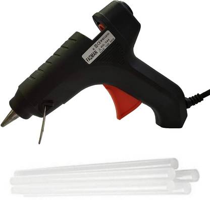 SSA 40W Hot Melt Glue Gun Kit for Quick Repairs 11 mm with 10 Glue Sticks Low Temperature Corded Glue Gun