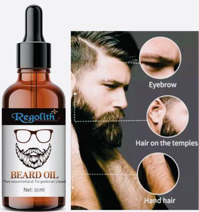 Regolith Advanced Beard Growth Oil for Men - for Beard Growth - hair oil  Hair Oil