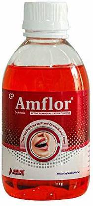Amflor Oral Rinse Mouthwash - Mint