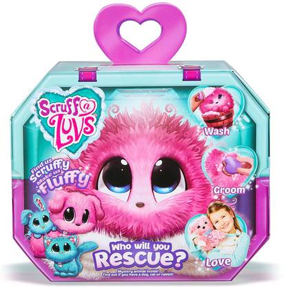 Scruff-a-Luvs Pink Assortment  - 10 cm