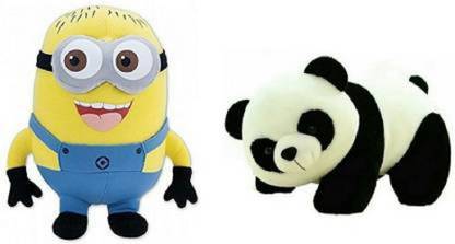 GOD GIFT GALLERY minion-and panda - (Yellow, Black, White)  - 40.2 cm