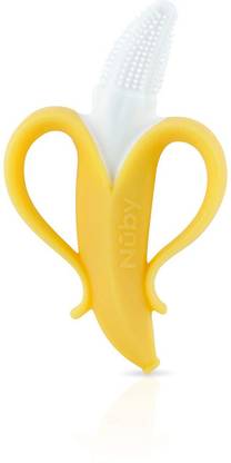 NUBY Nananubs Banana Massaging Toothbrush Soft Toothbrush