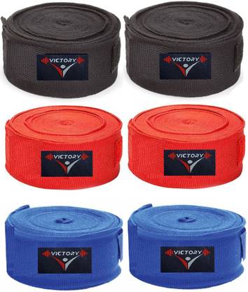 VICTORY Professional (3 Pair ) Boxing Hand Wrap & Hand Bandage - Imported 110 Inch Boxing Hand Wrap