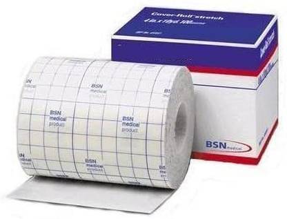Wound Care Dressing Tape (Stretch) Cover-Roll Stretch - 2" x 10 Yards - Hypoallergenic Non Woven First Aid Tape First Aid Tape