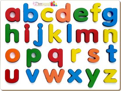 TheToyGood Raised English Alphabet - Lowercase