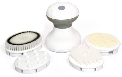 Kliznil K-171 4 In 1 Electric Bath Vibration Face and Body Massage Cleaning Brush Massager