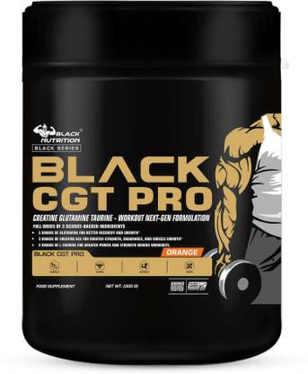 Black Nutrition CGT-PRO For Non Crash Energy & Help In Quick Muscle Recovery,Increase Lean Mass. Creatine
