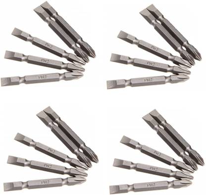 Inditrust 20pc set of ph2 bits plus minus double sided screwdriver bit set Screw driver Screwdriver Bit Set