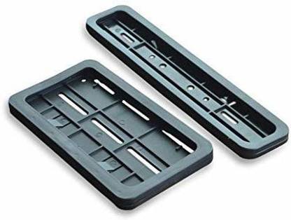 KARASELLY Number Plate Frame (Standard Size for All Bikes) (2 Pcs Front and Back) Bike Number Plate