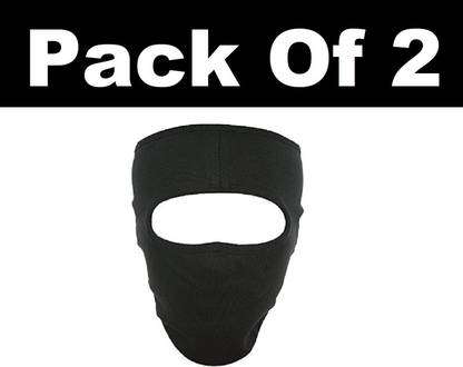H-Store Black Bike Face Mask for Men & Women