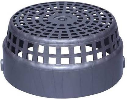 Suchorita Appliances Kitchen Chimney Pipe Cowl Cover for Pipe 6'' (Black) Chimney exhaust pipe cowl (White, Black) Hose Pipe