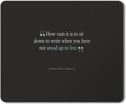 5 ACE how vain it is to msd Printed Designer Premium Rubber Base Mouse pad for Laptop Non Slip Base Mousepad