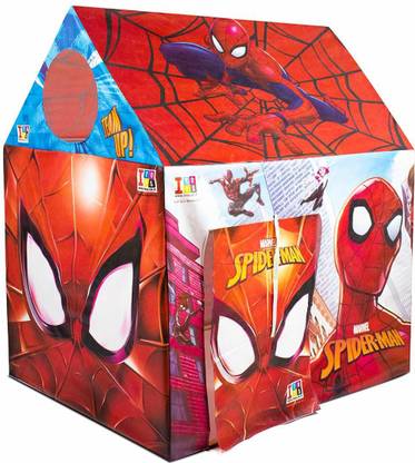 HALO NATION Spiderman Play House Tent Spider-Man Play Tent House for Kids (Multicolor) - Spiderman Tent - Jumbo Size Extremely Light Weight , Water Proof Kids Play Tent House for 10 Year Old Girls and Boys (Spiderman Tent)